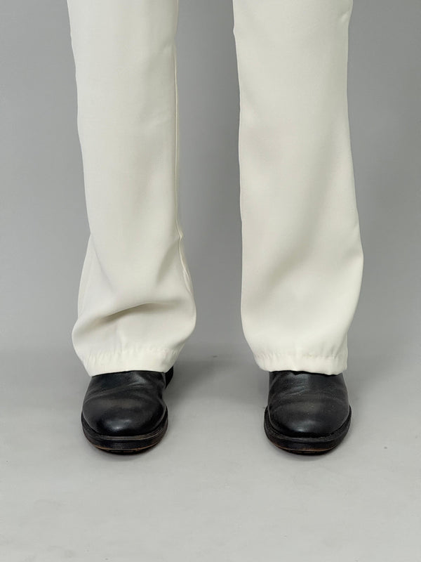 ARMANI SEMI-BOOTCUT PANTS (BEIGE)
