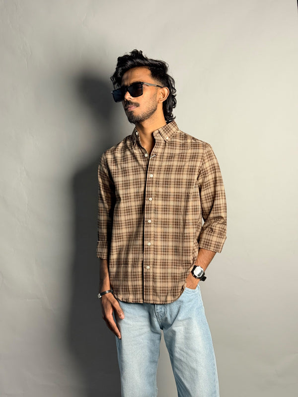 IMP Brown Checks Shirt