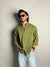 Olive Green Plain Shirt