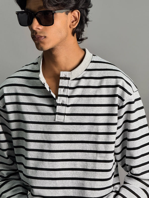 Premium Henley Full Sleeve T-Shirt