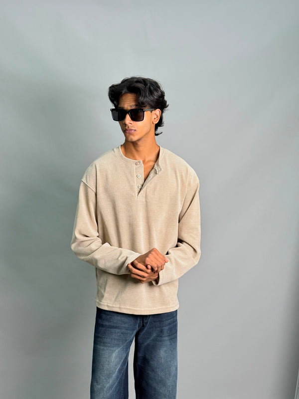 Premium Henley Full Sleeve T-Shirt