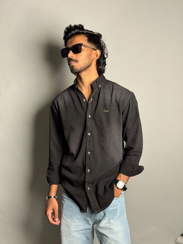 Black Denim Shirt