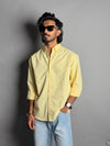Light Yellow Plain Shirt