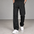 Black Straight Fit Pleated Gurkha Trousers