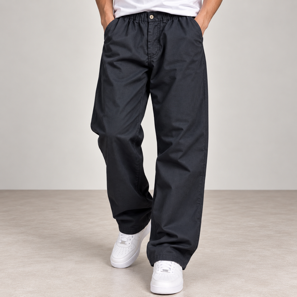 Dark Grey Baggy Track Pant