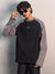 Oversized Black & Grey Full Sleeve Tshirt