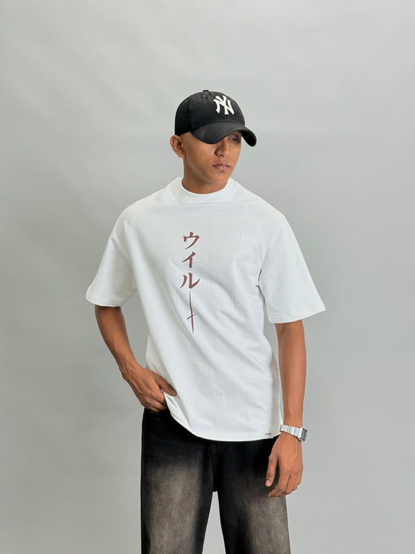 Five Sleeve Printed T-Shirt