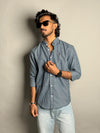 Blue & Black Checks Shirt