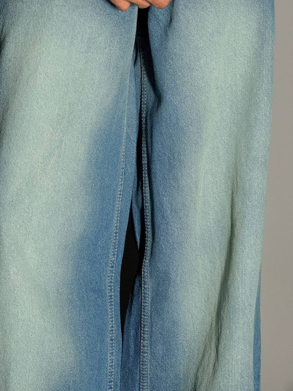Premium Blue Wideleg Jeans