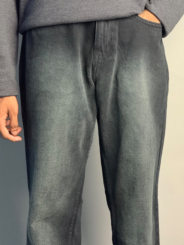 Black Straight Fit Jeans