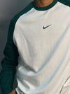 White & Green Full Sleeve Tshirt