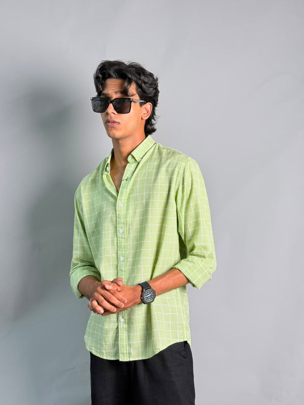 IMP LINEN CHECKS SHIRT