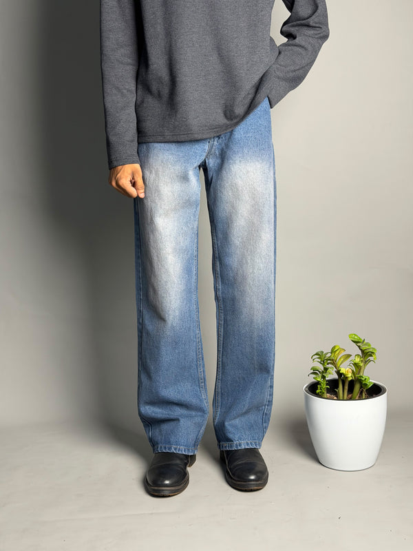 Vintage mid blue wash Jeans