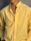 Yellow & White Lines Shirt