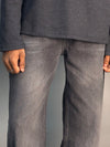 Semi Baggy Charcoal Jeans