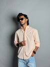 Light Peach Stripe Shirt