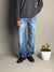 Blue Straight Fit Jeans