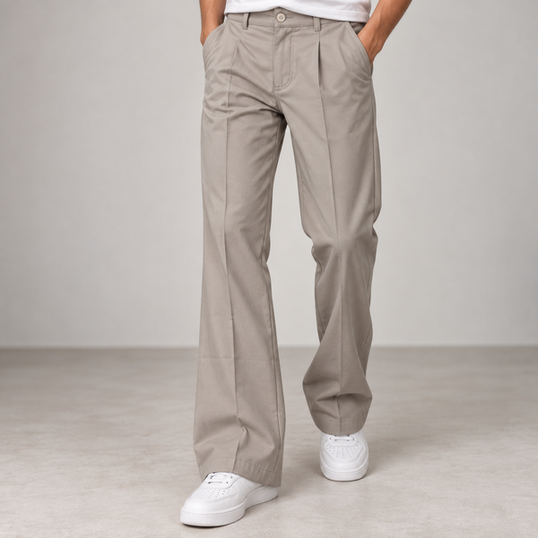 Taupe Beige Bootcut Pants