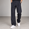 Dark Blue Pleated Gurkha Trousers