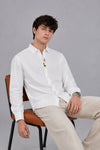White Premium Embroidery Shirt