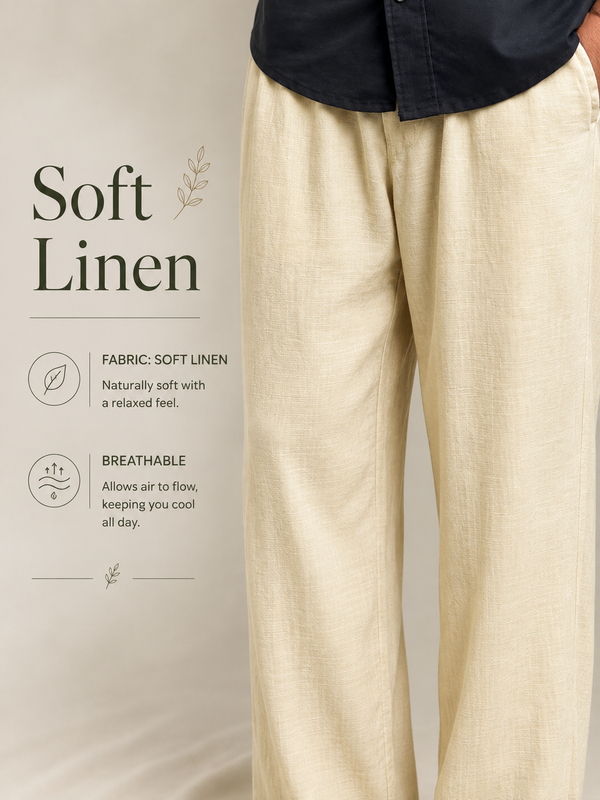 IMP LINEN PANTS [CREAM]