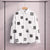 White Black Patchwork Graphic Full-Sleeve Shirt