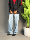 SKY BLUE SEMI BAGGY JEAN
