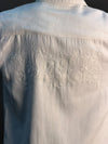 WHITE DENIM BOXY SHIRT
