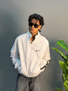 NIKE WHITE ZIP-UP JACKET