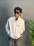 NIKE WHITE ZIP-UP JACKET