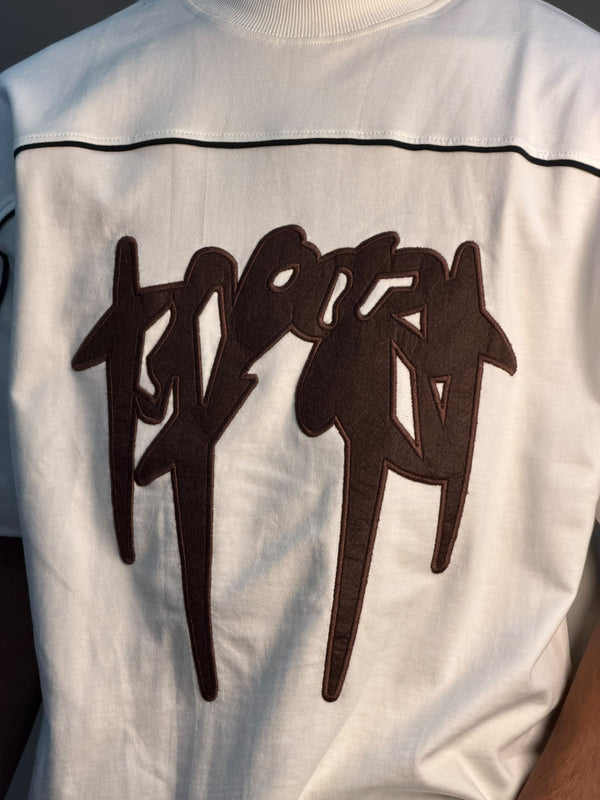 WHITE PRINTED T-SHIRT
