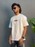 WHITE DIOR HALF SLEEV T-SHIRT