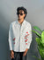 White Embroidery With Roses Shirts