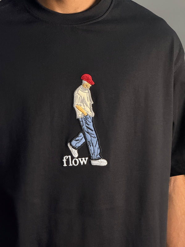 BLACK HALF SLEEVE T-SHIRTS