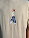 LIGHT BROWN HALF SLEEVE T-SHIRTS