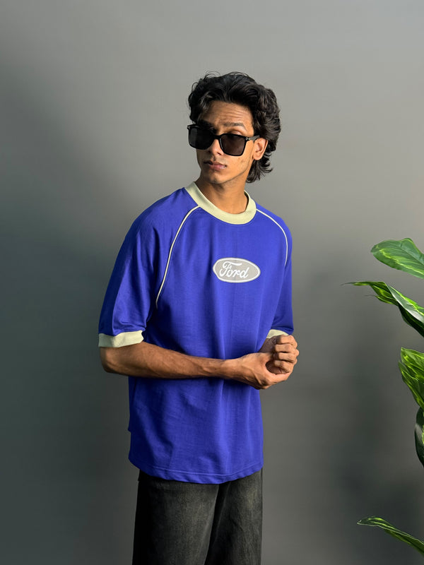 Five Sleeve Blue T-Shirts