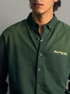 Dark Green & Light Yellow Shade Denim Shirts