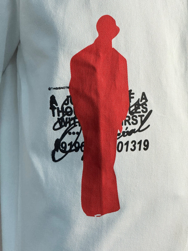 White Printed Shirts