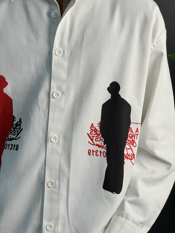 White Printed Shirts