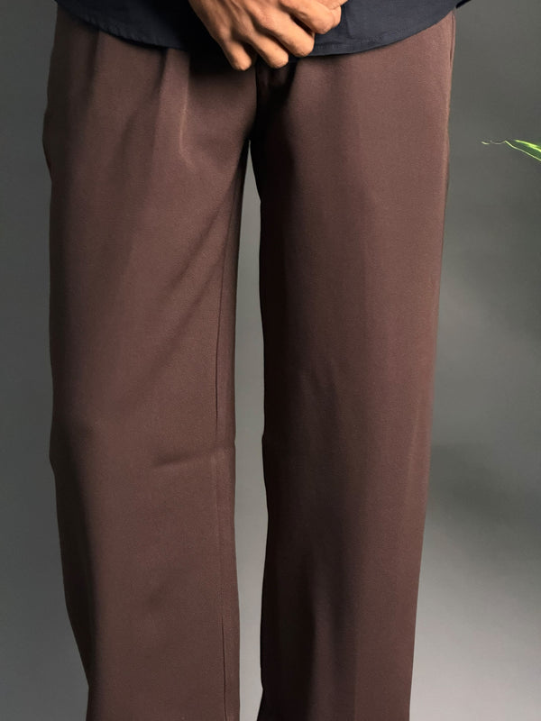 Dark Brown Formal Pants