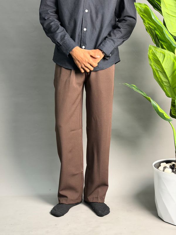 Dark Brown Formal Pants