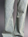 Green With Blue Shade Bootcut Jean
