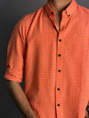 Inforce Orange and white checks