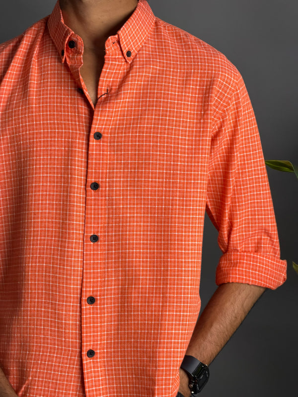 Inforce Orange and white checks