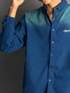 Blue With Green Shade Denim Shirts