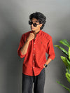 MSW Plain Brick Red Shirts