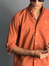 Plain Brick red shirts