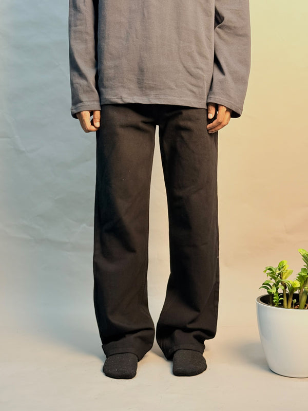 Black Straight Fit Jeans