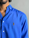 LINEN SHIRT [ BLUE ]