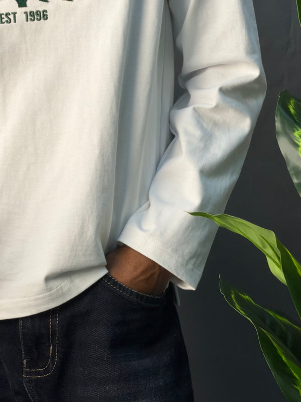 Full Sleeve Streetwear T-shirt [WHITE]